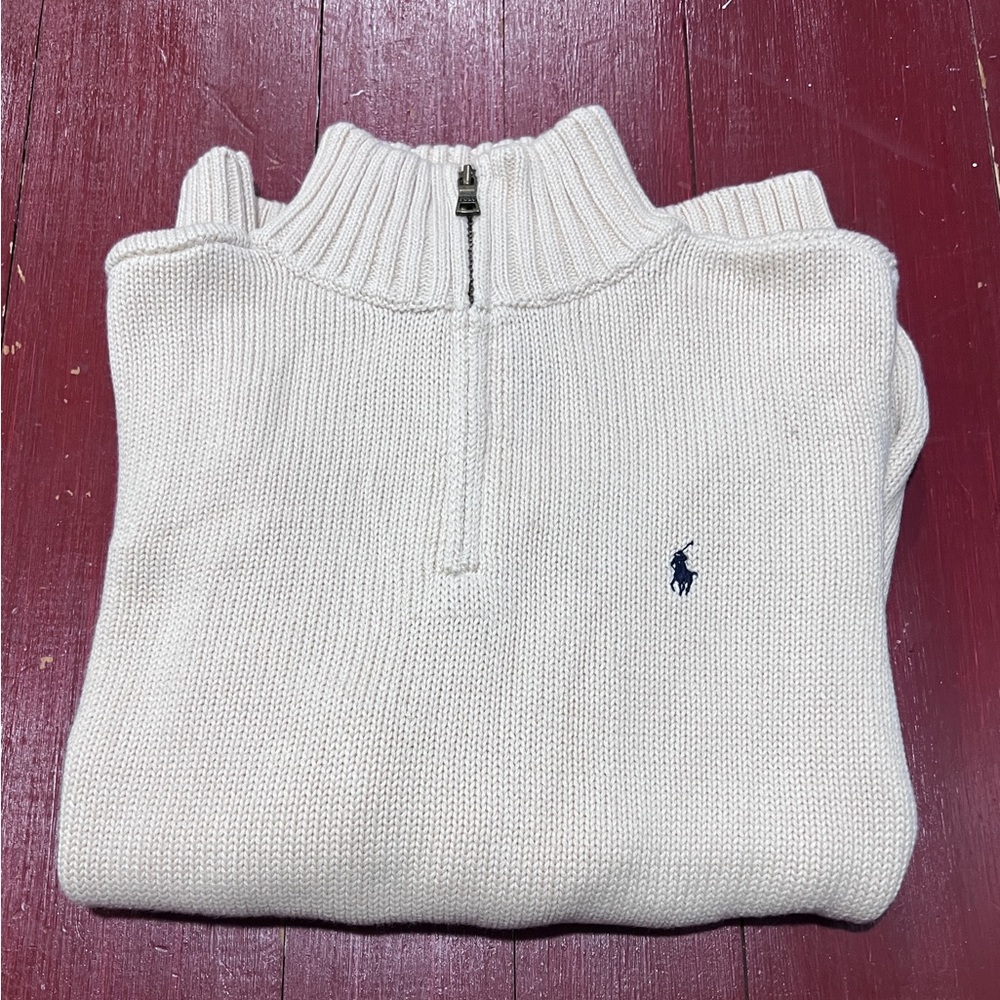 Boys 1/2 Zip Polo Sweater